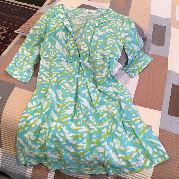 Diane Von Furstenberg Other - Diane Von Furstenberg Kynthia Linen Coverup Size L